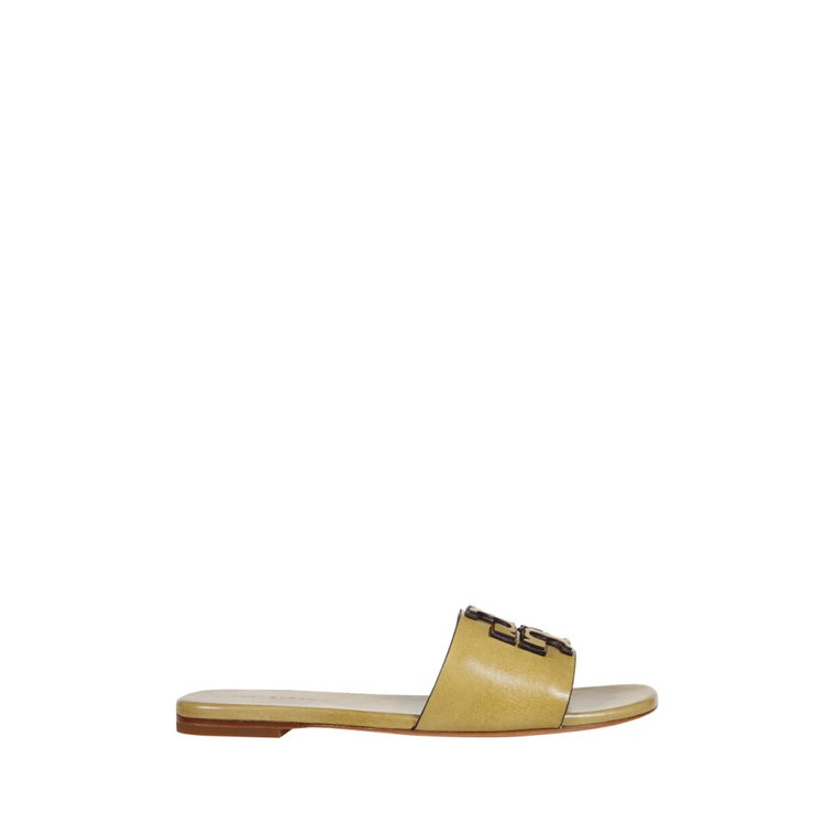 Stylowy Double Stack Logo Slide Tory Burch