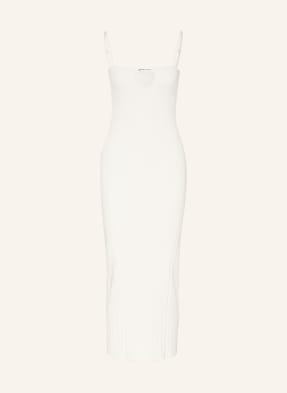 Jacquemus Sukienka Z Dzianiny La Robe Sierra Bretelles weiss