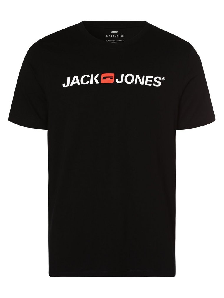 Jack & Jones - T-shirt męski  JJECorp, czarny