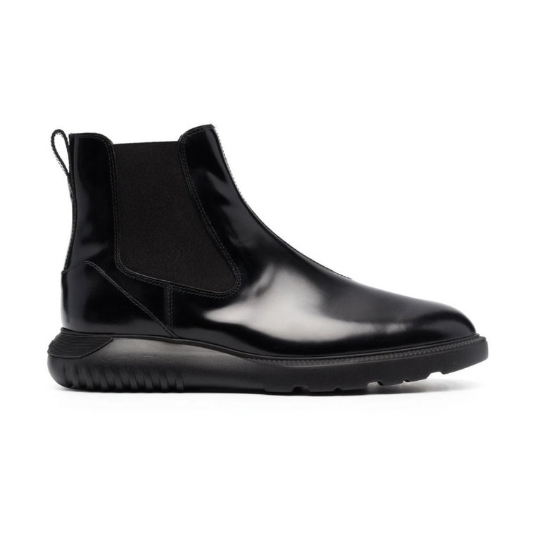 Czarne buty Chelsea H600 dla mężczyzn Hogan