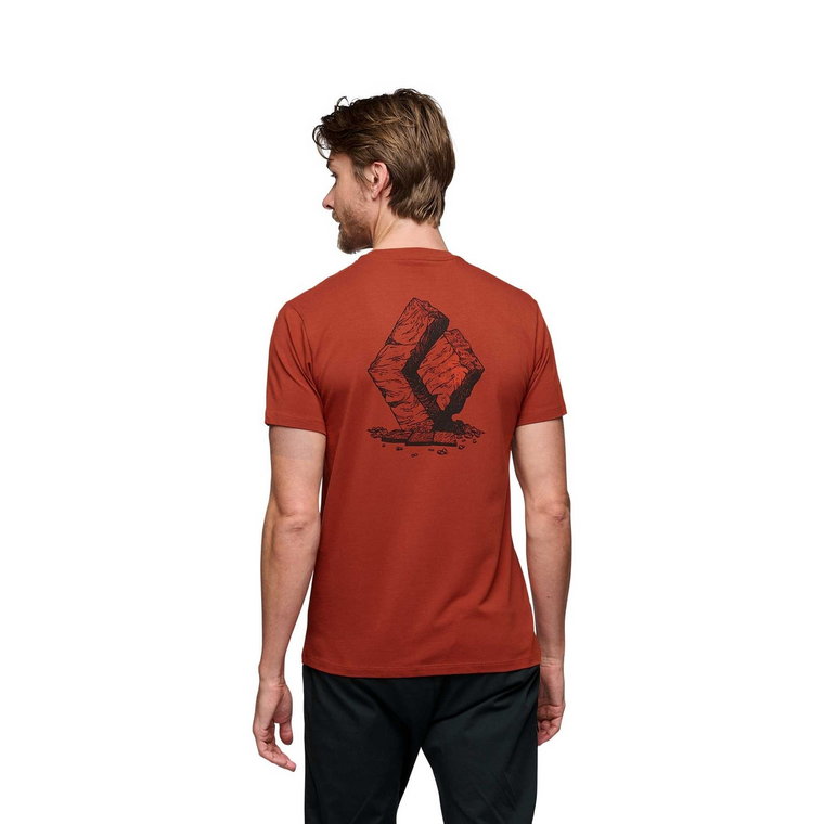 Męski t-shirt Black Diamond Boulder Tee burnt sienna - XL