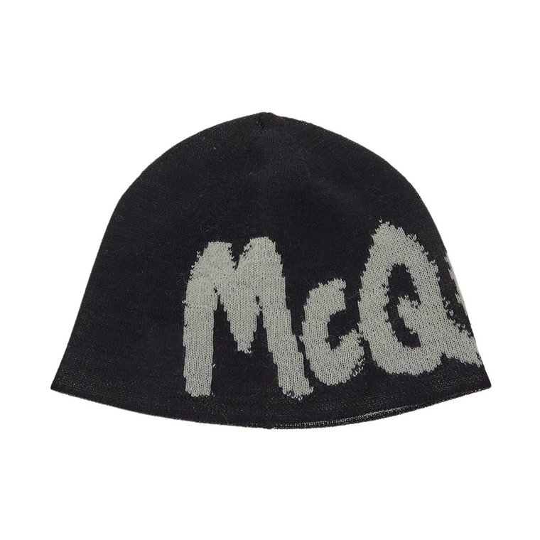 Stylowy Graffiti Logo Hat Alexander McQueen