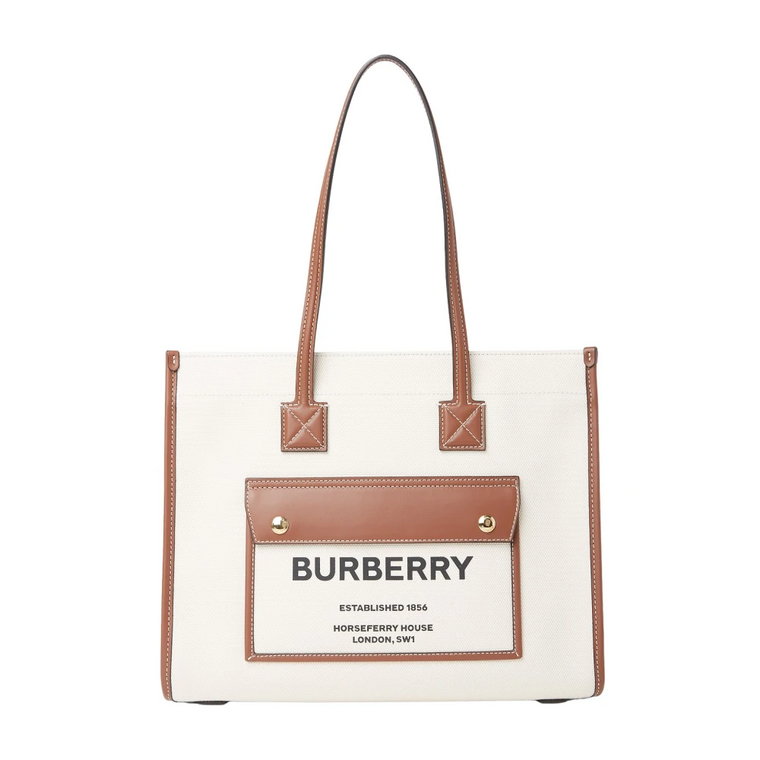 Torba Freya z Bawełnianego Canvasu Burberry