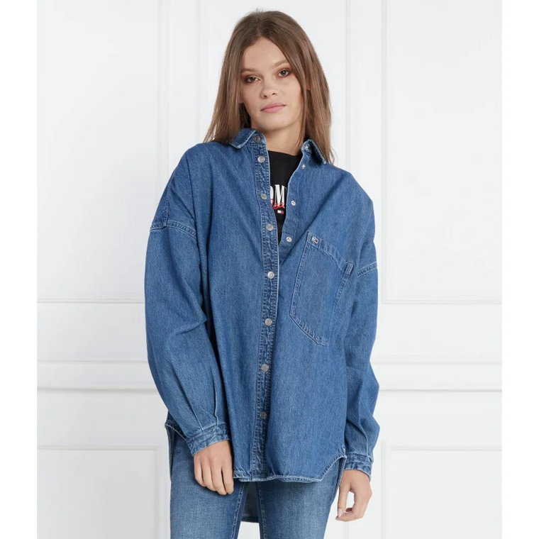 Tommy Jeans Koszula | Relaxed fit | denim