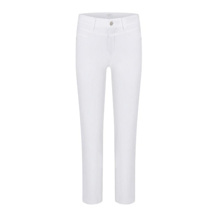 Białe Lato Slim Fit Jeans Cambio
