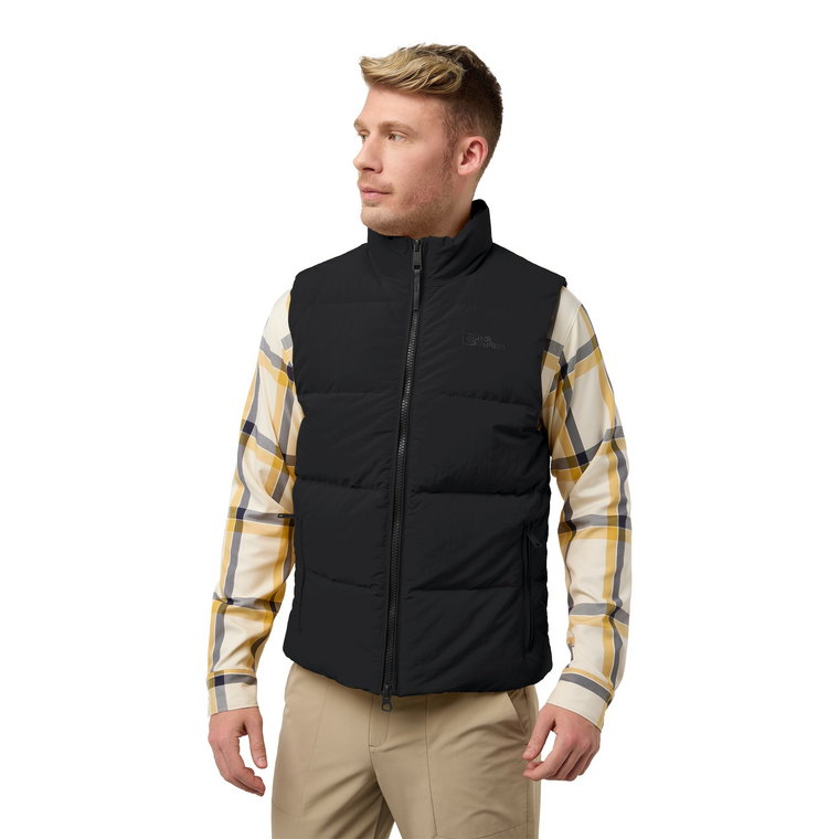 Męska kamizelka puchowa Jack Wolfskin NORDLICHT VEST M black - XXL