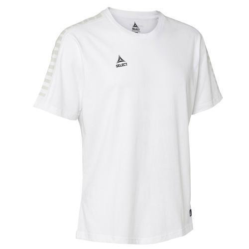 Koszulka piłkarska bawełniana męska Select T-shirt TORINO biała