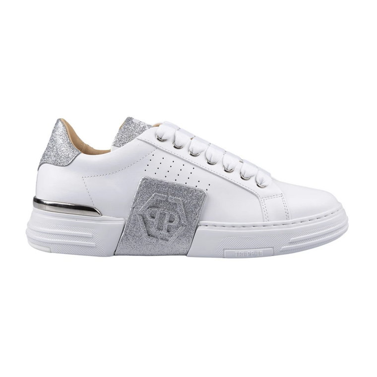 Białe Sneakersy Phantom Kick$ dla Kobiet Philipp Plein