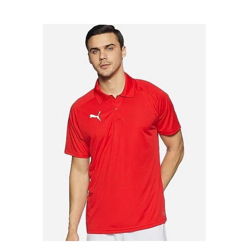 Polo męskie Puma Liga Casuals Polo 65531001 L Czerwone (4059504567249). Koszulki polo męskie