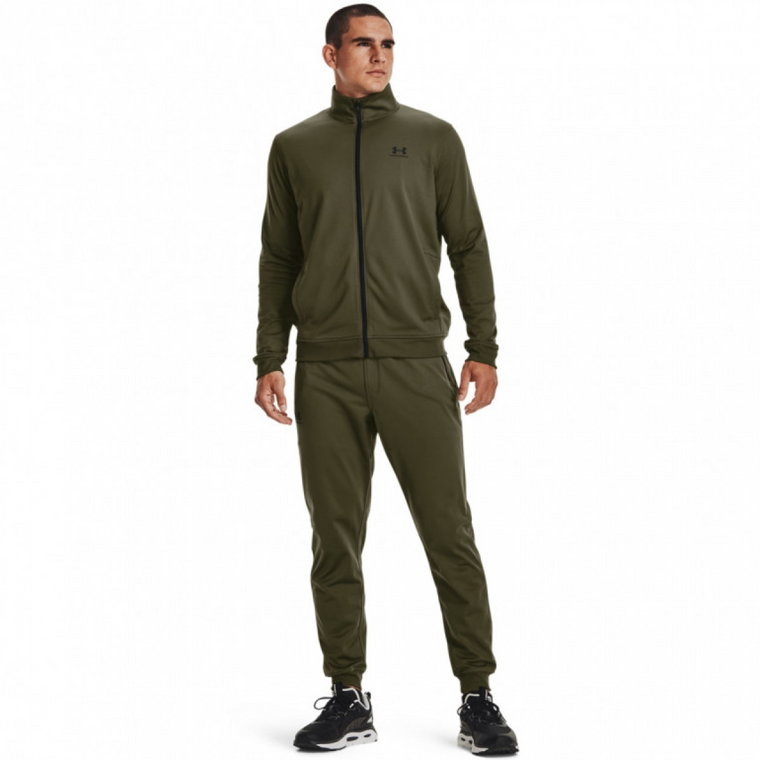 Męskie spodnie treningowe Under Armour Sportstyle Tricot Jogger - oliwkowe/khaki