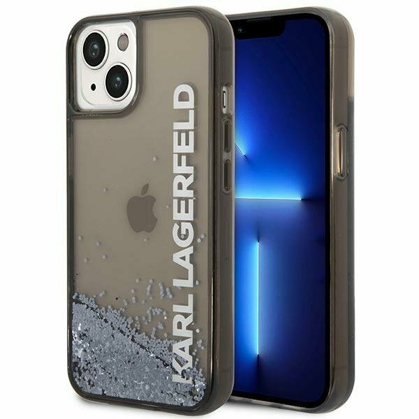 Karl Lagerfeld KLHCP14MLCKVK iPhone 14 Plus 6,7" czarny/black hardcase Liquid Glitter Elong