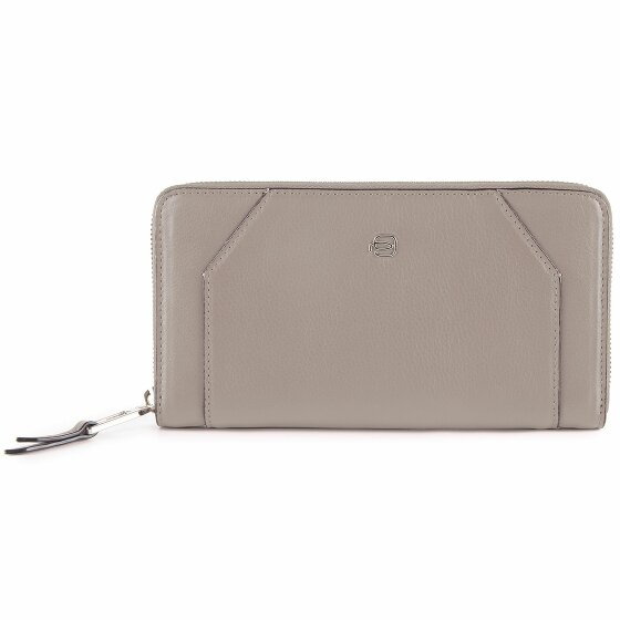 Piquadro Muse Portfel RFID Skóra 19 cm beige