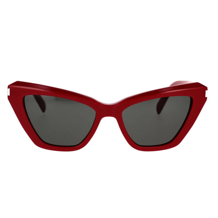 Okulary przeciwsłoneczne YSLew Wave Czerwone Saint Laurent