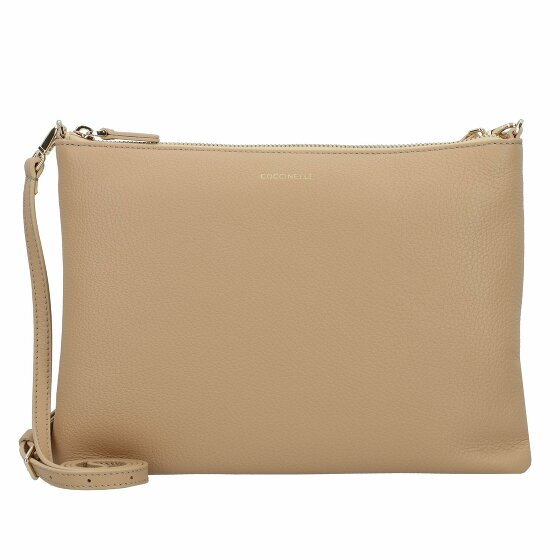 Coccinelle Best Shoulder Bag Leather 28 cm fresh-beige