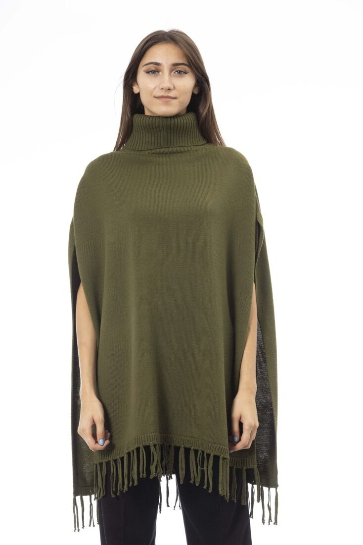 Swetry marki Alpha Studio model AD8672G kolor Zielony. Odzież damska. Sezon: