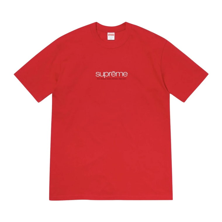 Limitowana Edycja Czerwony T-shirt Supreme