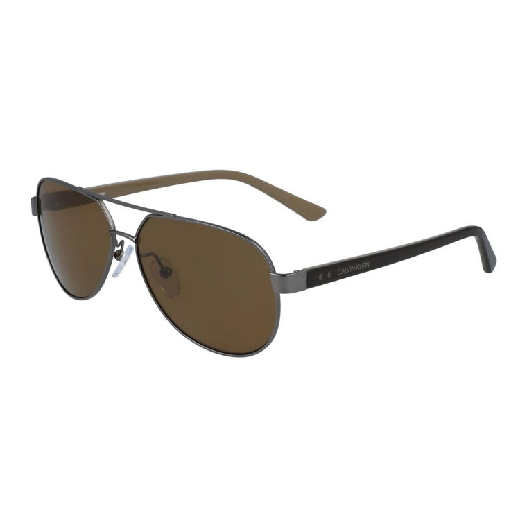 Gunmetal Brown Okulary Ck19300S-008 Calvin Klein