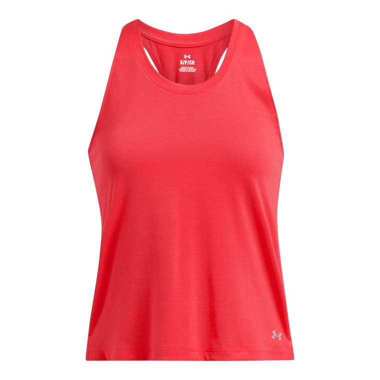 Damski top do biegania Under Armour UA Streaker Singlet - czerwony