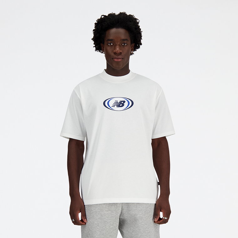 Koszulka męska New Balance MT41600WT  biała