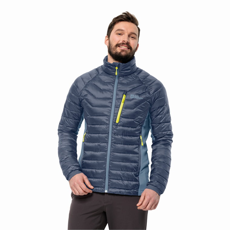 Męska kurtka hybrydowa Jack Wolfskin ROUTEBURN PRO INS JKT M evening sky - S