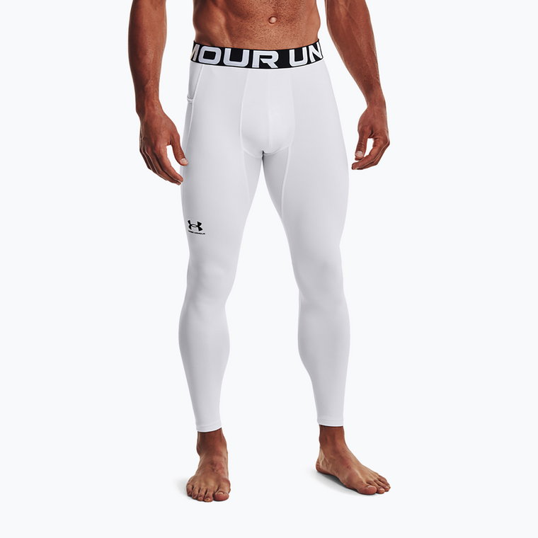 Legginsy męskie Under Armour UA Cg Armour Novelty Compression white/black | WYSYŁKA W 24H | 30 DNI NA ZWROT