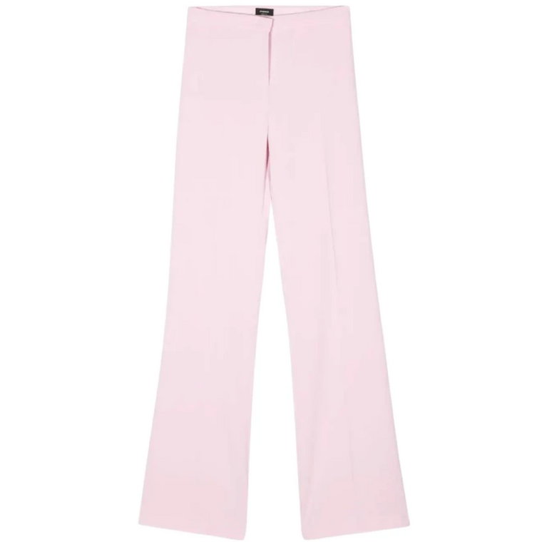 Różowe Spodnie dla Kobiet Pinko