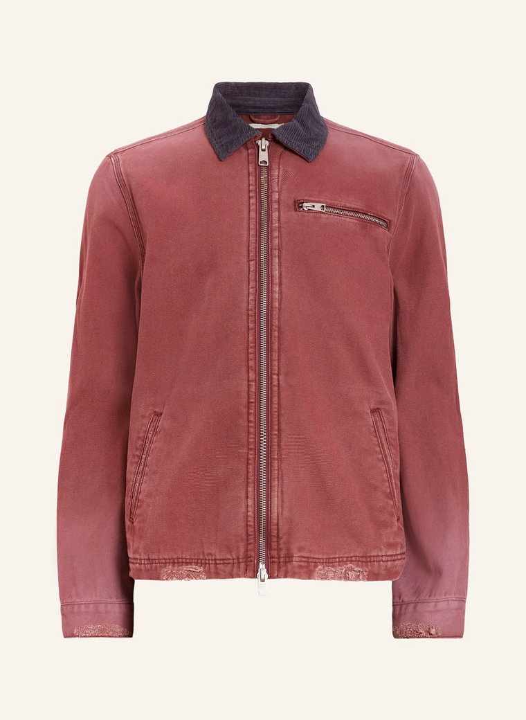 Allsaints Kurtka Jeansowa Rothwell rot