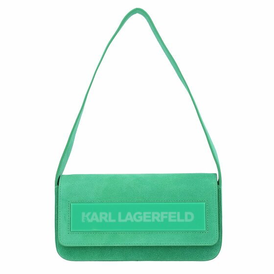 Karl Lagerfeld Icon K Torba na ramię Skórzany 23.5 cm basil green
