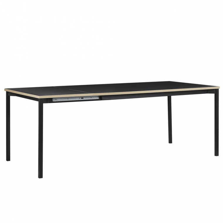 Stół do jadalni rozkładany 160/210 x 90 cm czarny AVIS kod: 4251682257640