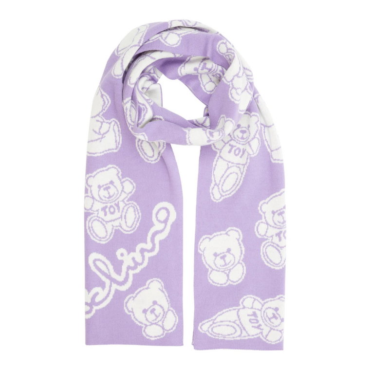 Teddy Bear Wool scarf Moschino