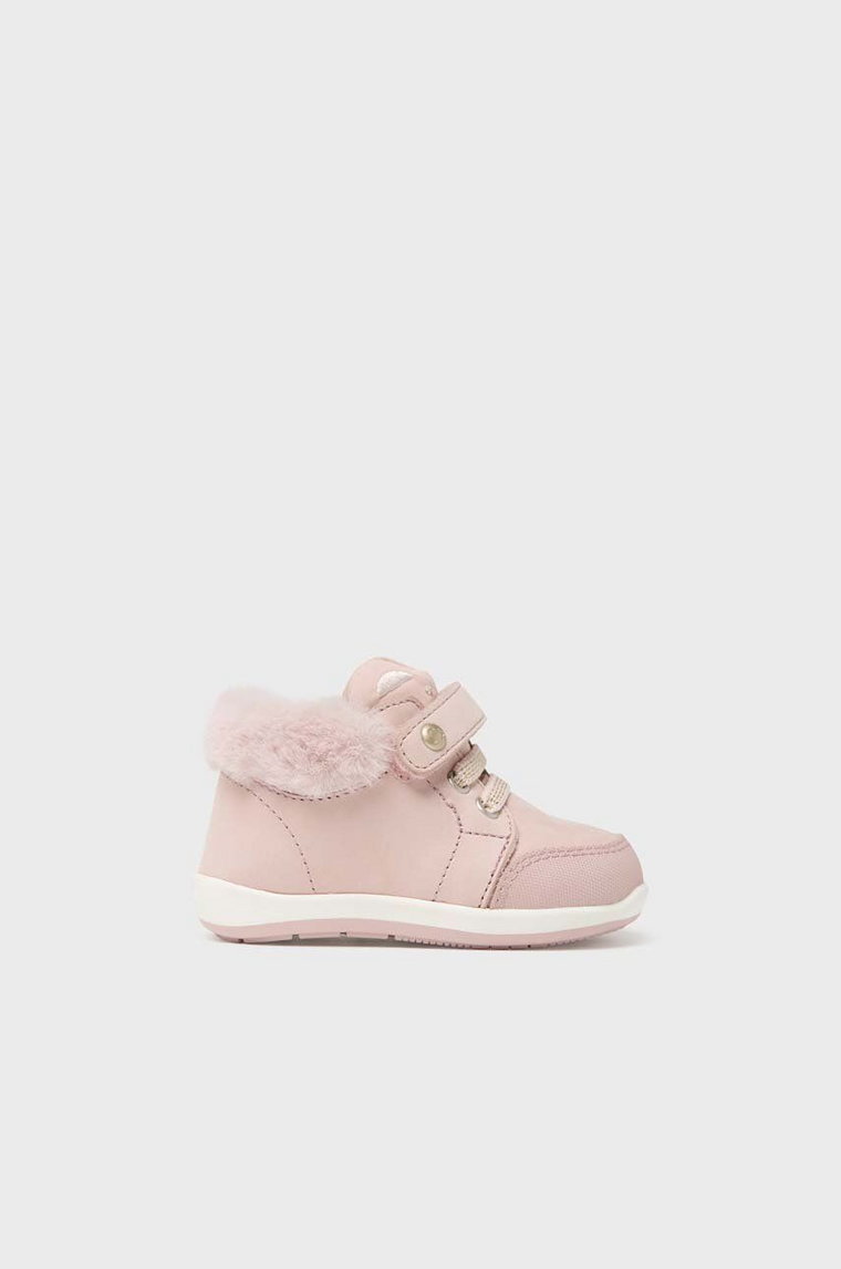 Mayoral buty zimowe dziecięce kolor różowy