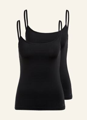 Skiny Topy, 2 Szt. Advantage Micro schwarz