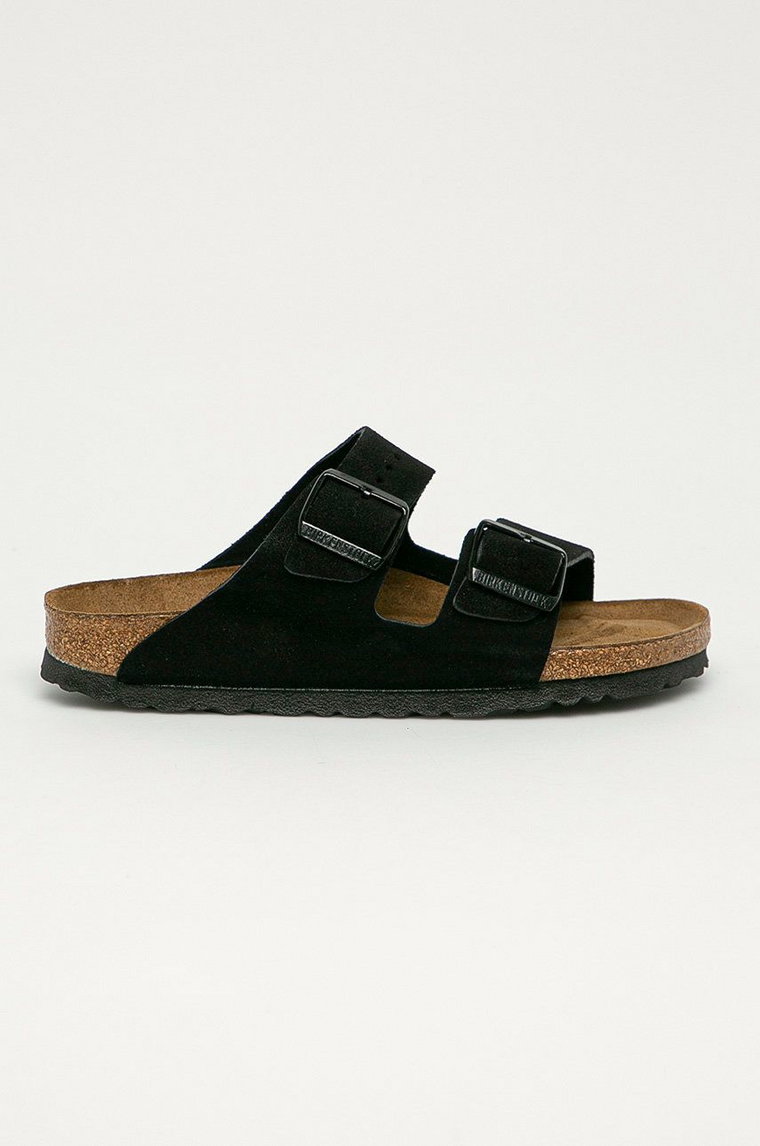 Birkenstock - Klapki zamszowe Arizona 951323 951323-Suede.Blac