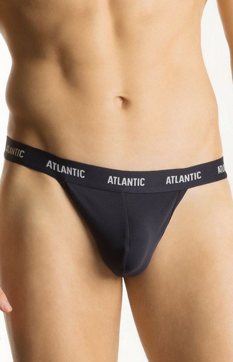 Slipy męskie granatowe Jockstrap MP-1571, Kolor granatowy, Rozmiar M, ATLANTIC