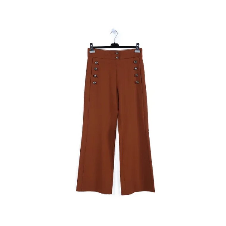 Pre-owned Wool bottoms Chloé Pre-owned