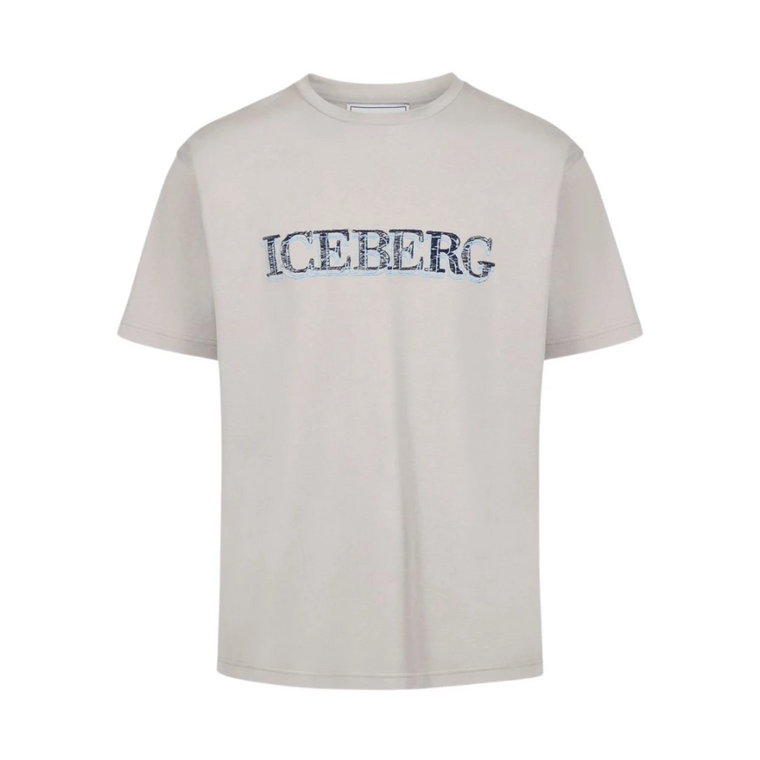 Biała koszulka z logo Iceberg