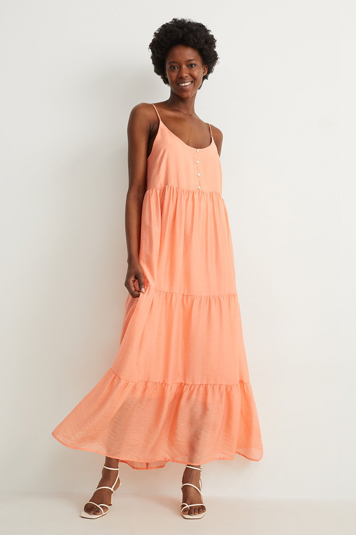 C&A Sukienka o linii A, Pomarańczowy, Rozmiar: 38