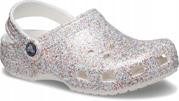 Dziecięce Buty Chodaki Crocs Classic Sprinkle Glitter 208574 Clog 33-34