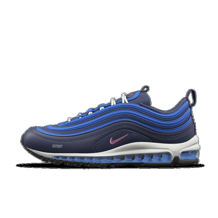 Męskie personalizowane buty Nike Air Max 97 By You - Niebieski