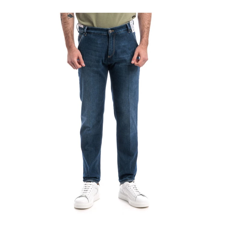 Luźne Dżinsowe Spodnie Stretch PT Torino