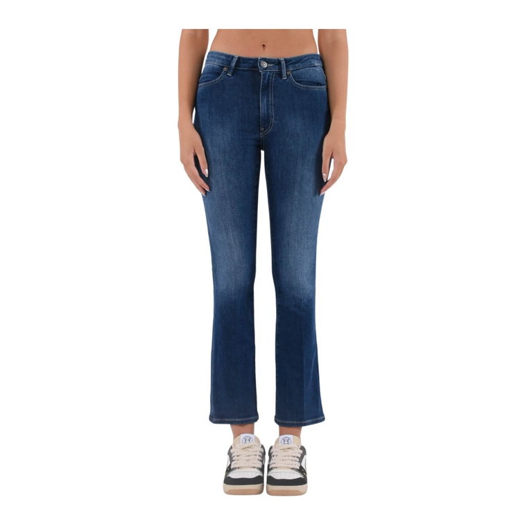 Wysoko taliowane Super Skinny Bootcut Jeans Dondup