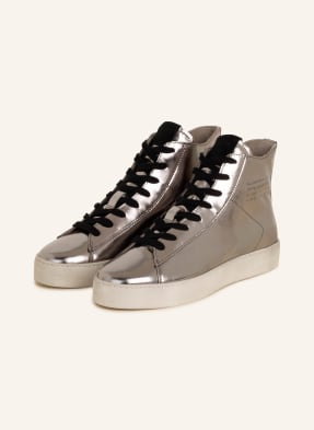 Allsaints Wysokie Sneakersy Tana silber