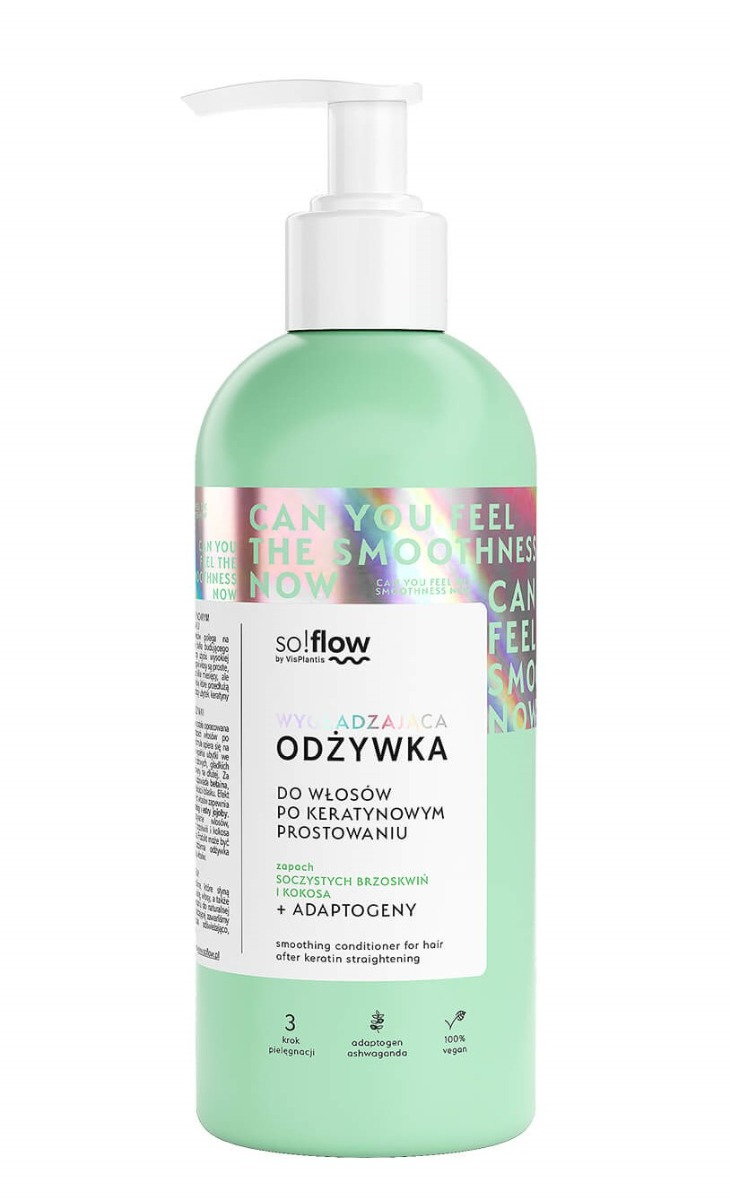 So!Flow Wygładzająca - Odżywka do włosów po keratynowym prostowaniu 400 ml