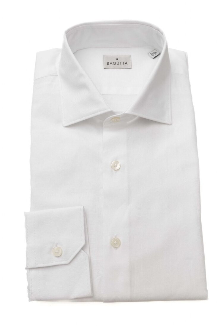 Koszula marki Bagutta model 11509 MIAMI_E kolor Biały. Odzież męska. Sezon: