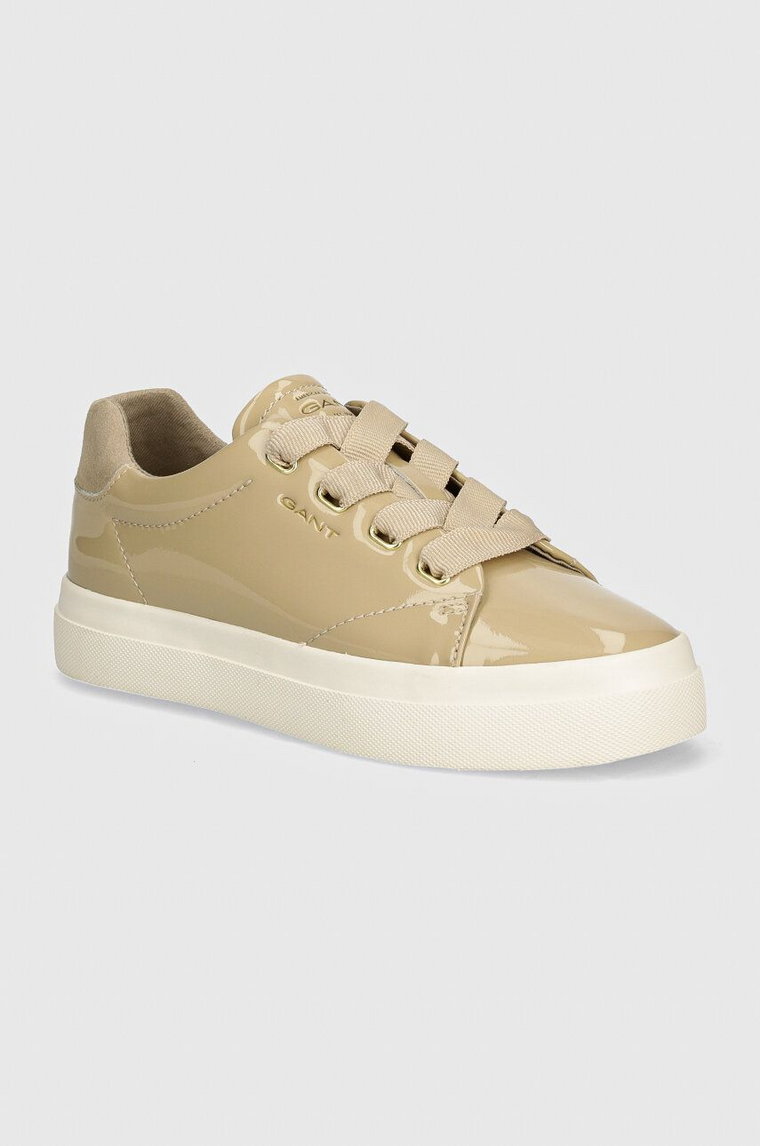 Gant sneakersy skórzane Avona kolor beżowy 29531675 G24