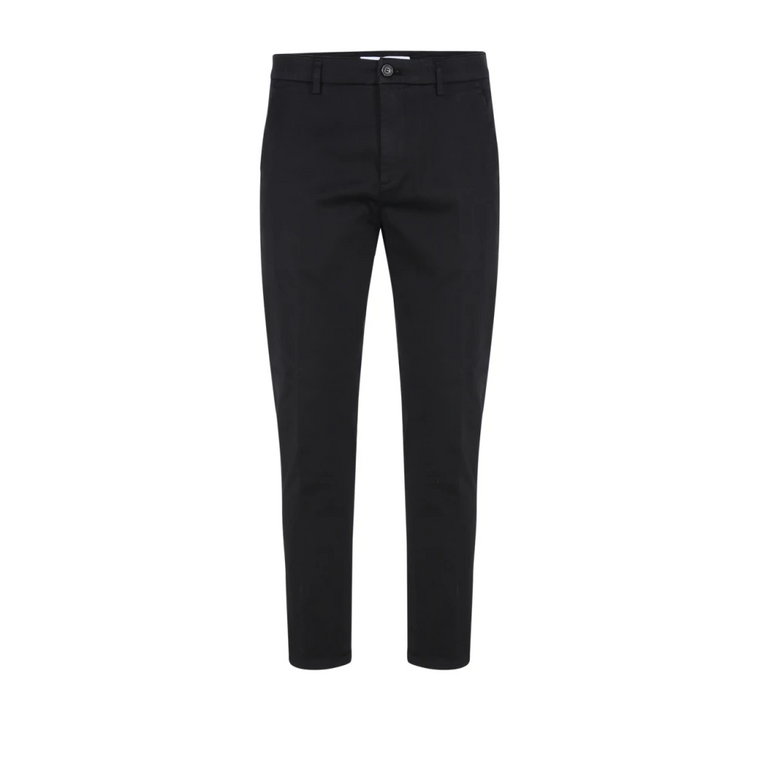 Czarne Spodnie Chinos Crop Department Five