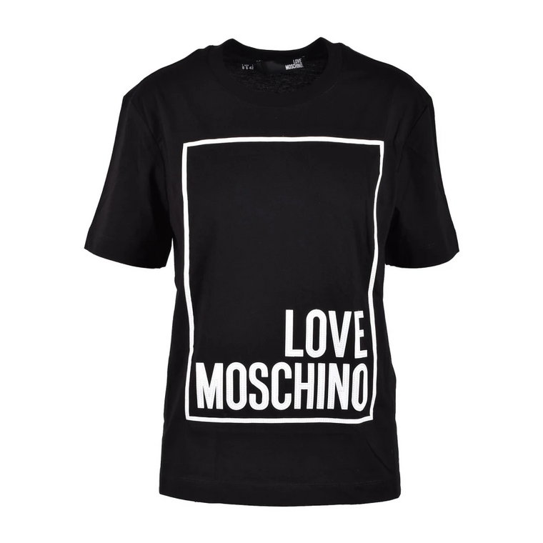 Różowa koszulka z kolekcji Love Moschino Love Moschino