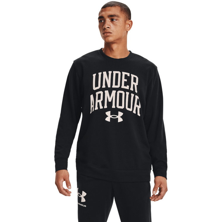 Męska bluza treningowa UNDER ARMOUR RIVAL TERRY CREW - czarna