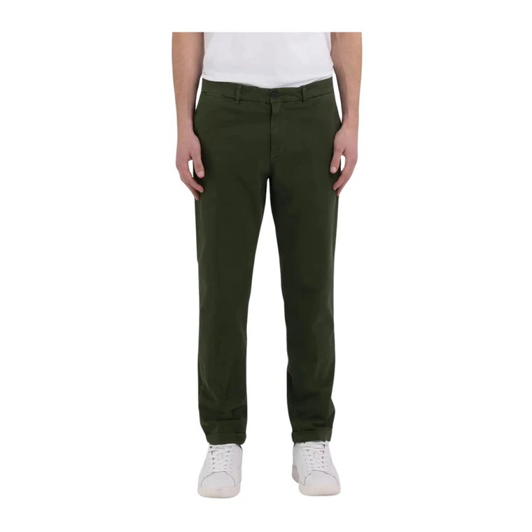 Spodnie Chino Slim Fit z Elastyczną Gabardyną Replay