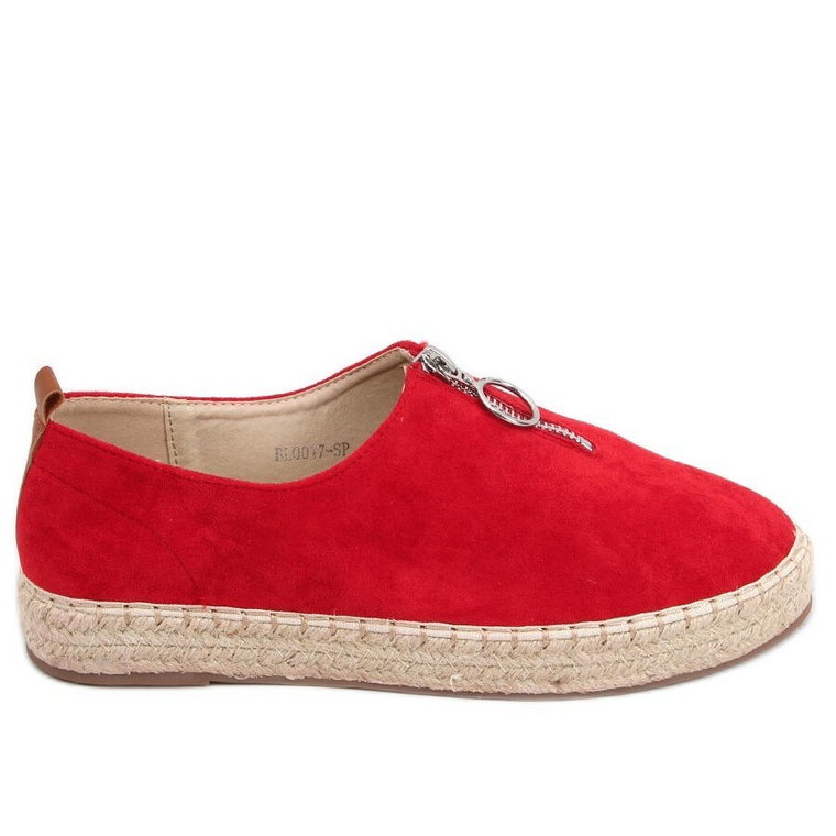 Espadryle damskie Flynn Red czerwone